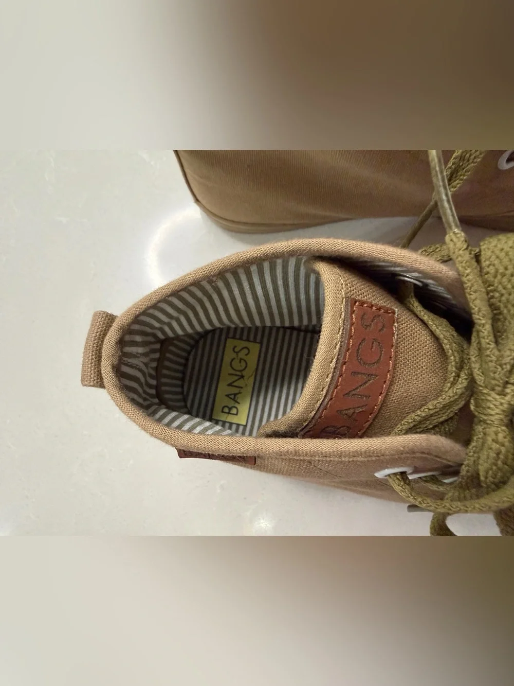 BANGS Shoes Old Pine Sunflower Embroidered Canvas High Top Sneakers, Women’s 8